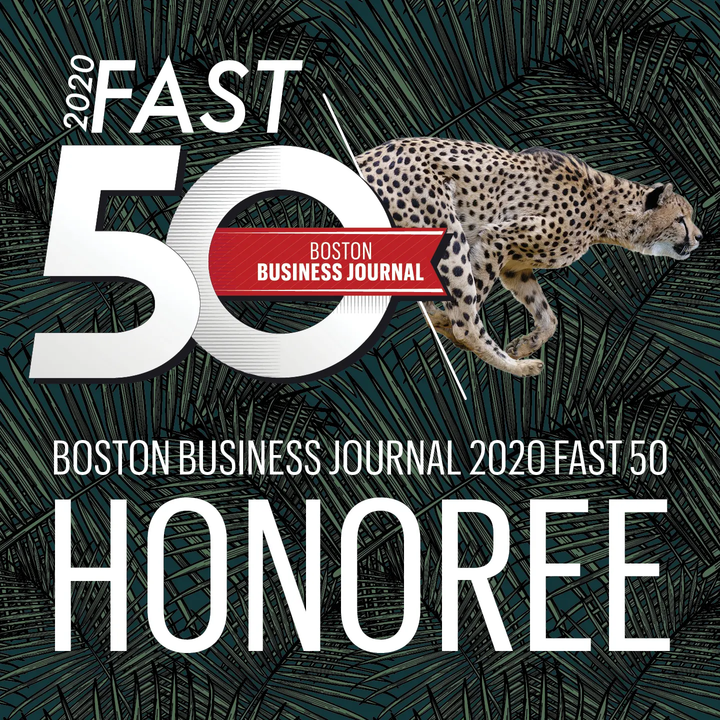 2020 Fast 50 graphic with jaguar